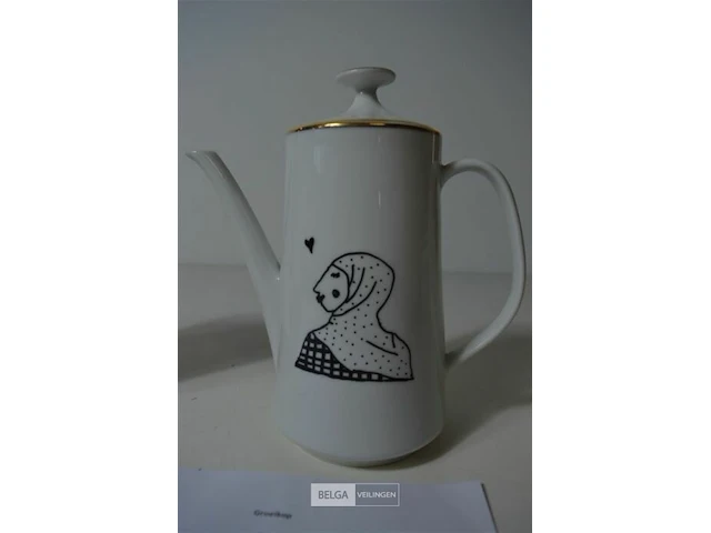 Set theekannen vrouw (met hartje) groeikop - dorien kempeneers - afbeelding 5 van  7