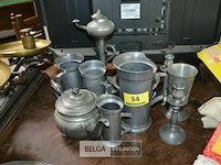 Set tinnen potten - afbeelding 1 van  4