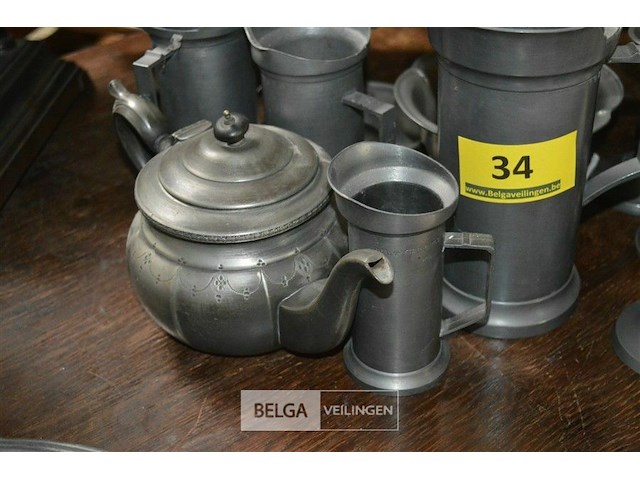 Set tinnen potten - afbeelding 2 van  4