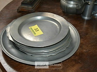 Set tinnen schotels - afbeelding 1 van  4