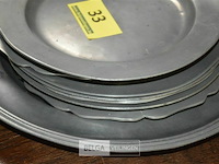 Set tinnen schotels - afbeelding 2 van  4