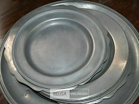 Set tinnen schotels - afbeelding 3 van  4