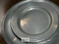 Set tinnen schotels - afbeelding 4 van  4