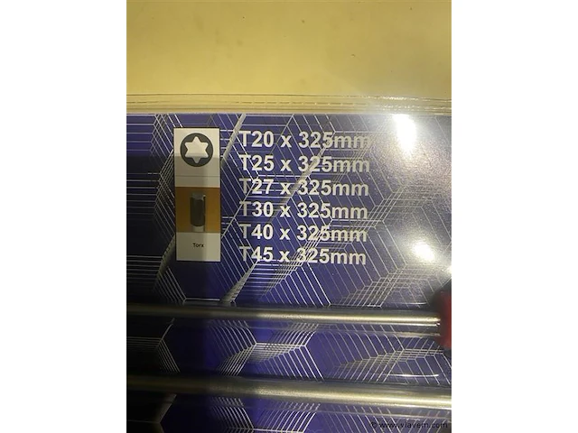 Set torx schroevendraaiers extra lang - afbeelding 2 van  3