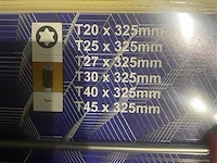 Set torx schroevendraaiers extra lang - afbeelding 2 van  2