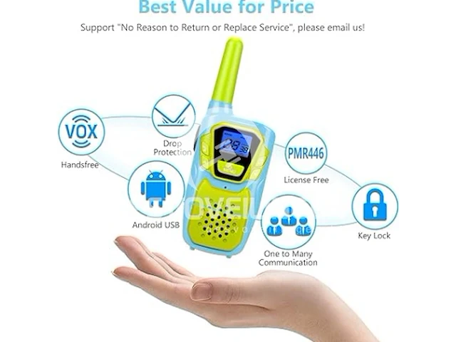 Set v 3 accu walkie-talkie fun-colours?kids - afbeelding 3 van  3