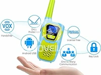 Set v 3 accu walkie-talkie fun-colours?kids - afbeelding 3 van  3