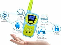 Set v 3 accu walkie-talkie fun-colours—kids - afbeelding 2 van  2