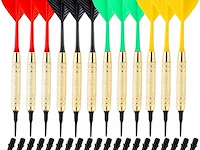 Set v soft-dartpijlen met punten - afbeelding 1 van  2