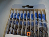 Set van 10 metalen basismessen bosch t18a, t18b, t18g, diversen - afbeelding 3 van  10