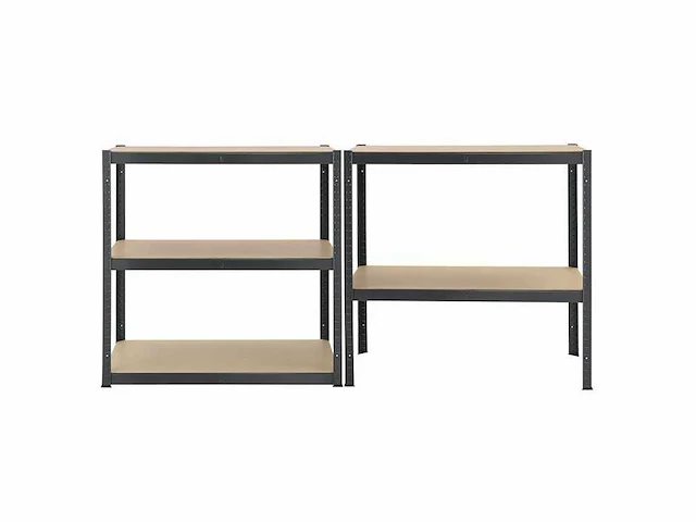 Set van 14 planken , 180x90x40 cm (hxbxd) | 1750 kg | 10 borden - afbeelding 6 van  6