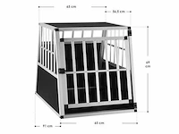 Set van 2 aluminium hondentassen - afbeelding 7 van  7