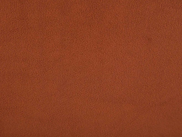 Set van 2 barkrukken in fluweel en zwart metaal - in hoogte verstelbaar - terracotta - afbeelding 16 van  18