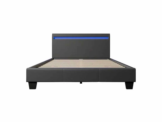 Set van 2 bedden 120x200cm met led verlichting en lattenbodem - afbeelding 6 van  10