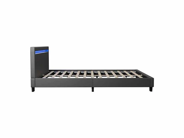 Set van 2 bedden 120x200cm met led verlichting en lattenbodem - afbeelding 7 van  10