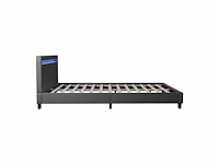 Set van 2 bedden 120x200cm met led verlichting en lattenbodem - afbeelding 7 van  10