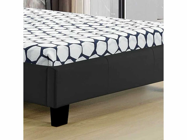 Set van 2 bedden met led verlichting en lattenbodem - 90x200cm - afbeelding 4 van  8