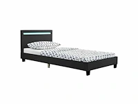Set van 2 bedden met led verlichting en lattenbodem - 90x200cm - afbeelding 8 van  8