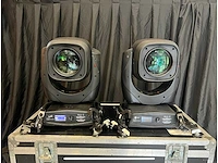 Set van 2 clay paky mythos 2 in flightcase