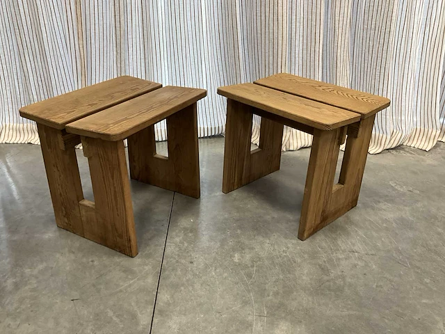 Set van 2 design bijzetstoelen axel einar hjorth - afbeelding 1 van  5