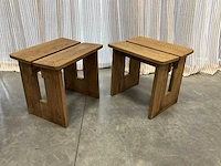 Set van 2 design bijzetstoelen axel einar hjorth