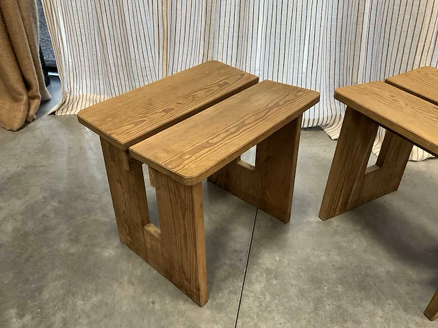 Set van 2 design bijzetstoelen axel einar hjorth - afbeelding 3 van  5