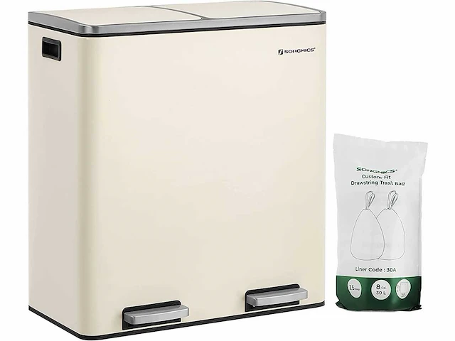 Set van 2 dubbele compartimenten 2 x 30l - afbeelding 4 van  8