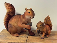 Set van 2 eekhoorns h37cm & h21cm - afbeelding 1 van  3