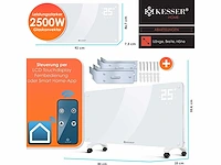 Set van 2 elektrische kachels 2500 watt - wifi - afbeelding 6 van  8