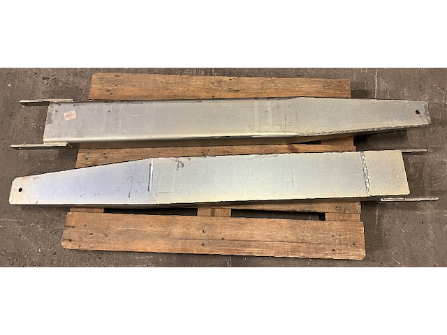 Set van 2 gesloten vorkverlengsels 150x70x1600mm - afbeelding 1 van  1
