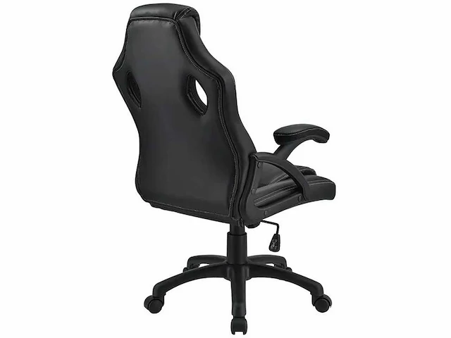 Set van 2 gestoffeerde bureaustoelen met verstelbare rugleuning - afbeelding 3 van  8