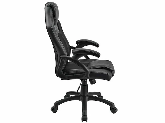 Set van 2 gestoffeerde bureaustoelen met verstelbare rugleuning - afbeelding 4 van  8