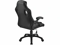 Set van 2 gestoffeerde bureaustoelen met verstelbare rugleuning - afbeelding 7 van  11