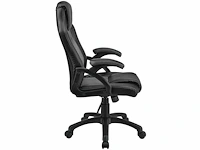 Set van 2 gestoffeerde bureaustoelen met verstelbare rugleuning - afbeelding 8 van  11