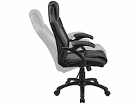 Set van 2 gestoffeerde bureaustoelen met verstelbare rugleuning - afbeelding 9 van  11