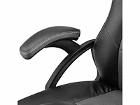 Set van 2 gestoffeerde bureaustoelen met verstelbare rugleuning - afbeelding 10 van  11