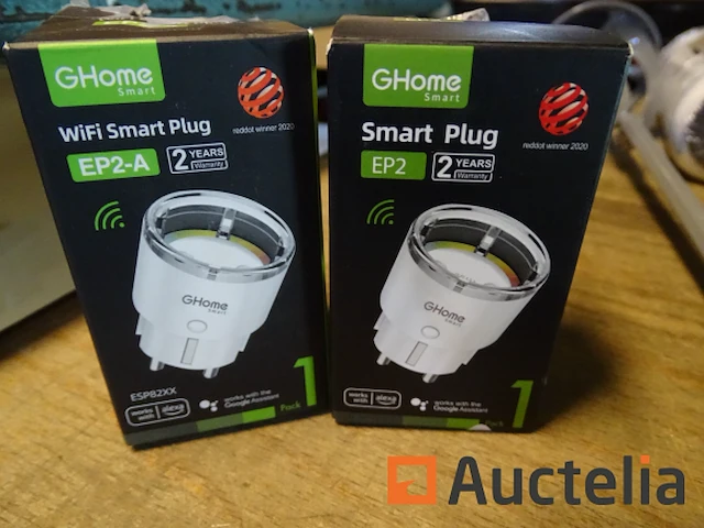 Set van 2 ghome smart ep2 aangesloten stopcontacten - afbeelding 1 van  3