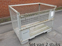 Set van 2 gitterboxen 1240x835x970mm - afbeelding 2 van  2