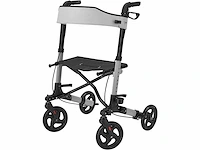 Set van 2 grijze rollators - opvouwbaar loophulpmiddel - afbeelding 3 van  5