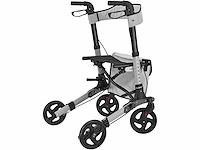 Set van 2 grijze rollators - opvouwbaar loophulpmiddel - afbeelding 5 van  5