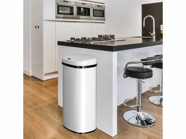 Set van 2 keukenbakken met witte bewegingssensor 70l - afbeelding 1 van  4