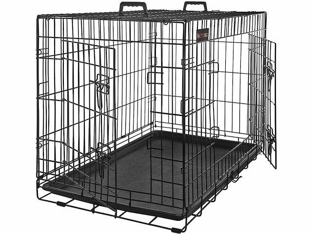 Set van 2 kooien voor honden, 2 deuren, opvouwbaar - afbeelding 8 van  8