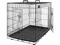 Set van 2 kooien voor honden, 2 deuren, opvouwbaar - afbeelding 8 van  8