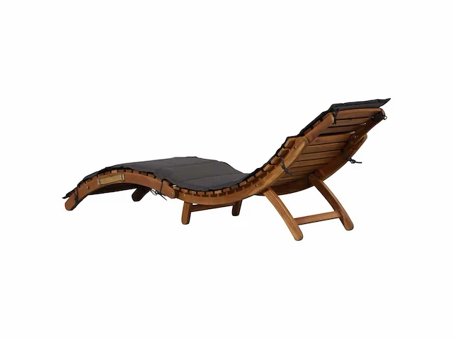 Set van 2 loungestoelen met kussen acacia wood grey - afbeelding 3 van  9