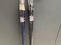 Set van 2 paraplus - susino deluxe - blauw & zwart - afbeelding 1 van  3