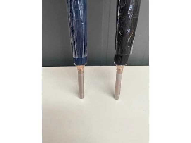 Set van 2 paraplus - susino deluxe - blauw & zwart - afbeelding 3 van  3