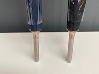 Set van 2 paraplus - susino deluxe - blauw & zwart - afbeelding 3 van  3