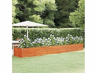 Set van 2 rusty garden verhoogd bed 480x80x45 cm cortenstaal - gratis verzending alleen in belgië
