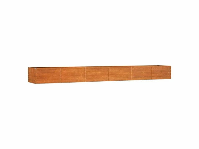 Set van 2 rusty garden verhoogd bed 480x80x45 cm cortenstaal - gratis verzending alleen in belgië - afbeelding 2 van  7