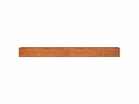 Set van 2 rusty garden verhoogd bed 480x80x45 cm cortenstaal - gratis verzending alleen in belgië - afbeelding 4 van  7